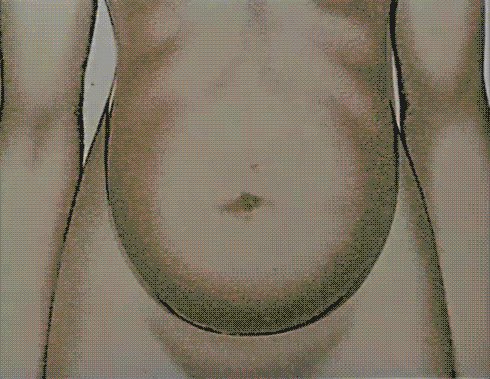 stomach/womb/guts drawing animated gif