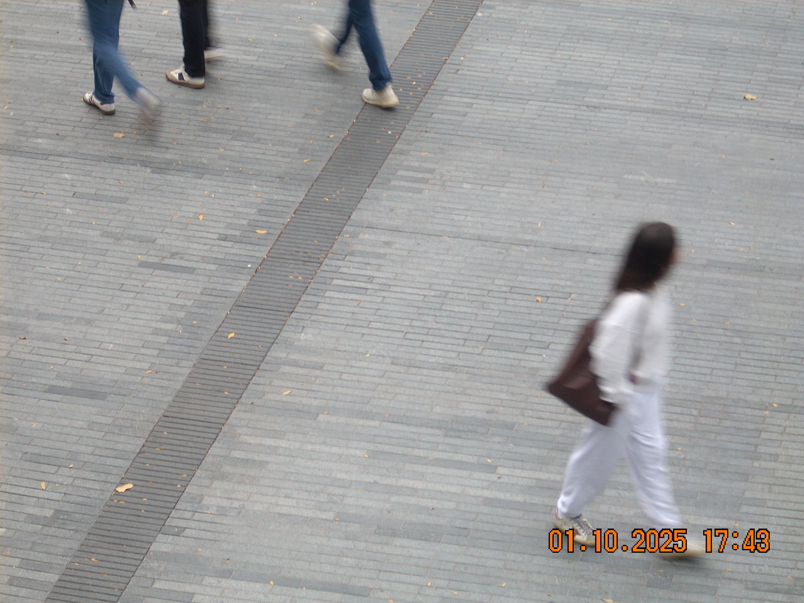 blurry figure