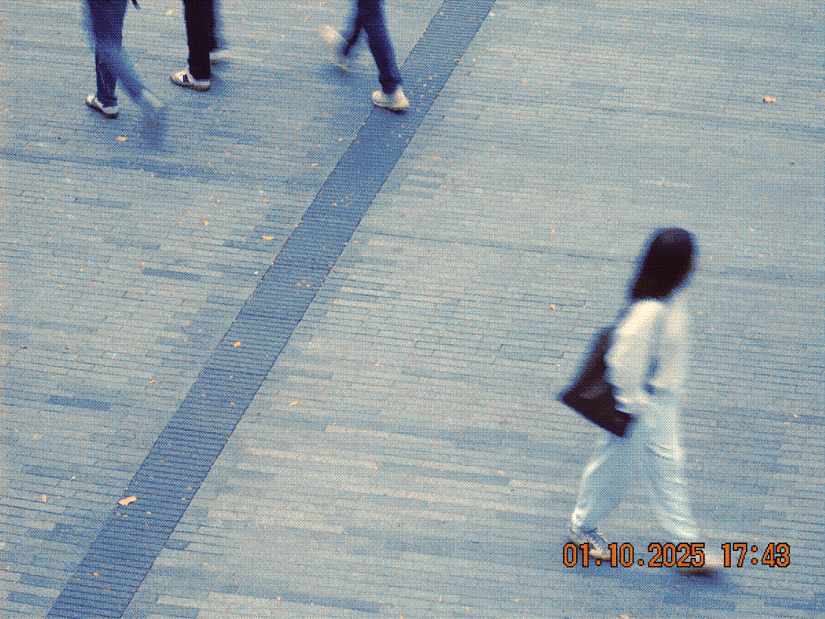 blurry figure